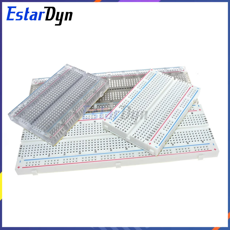 Breadboard 400 Point - Estardyn MB102 Lehimsiz Breadboard 830/400 Delikli