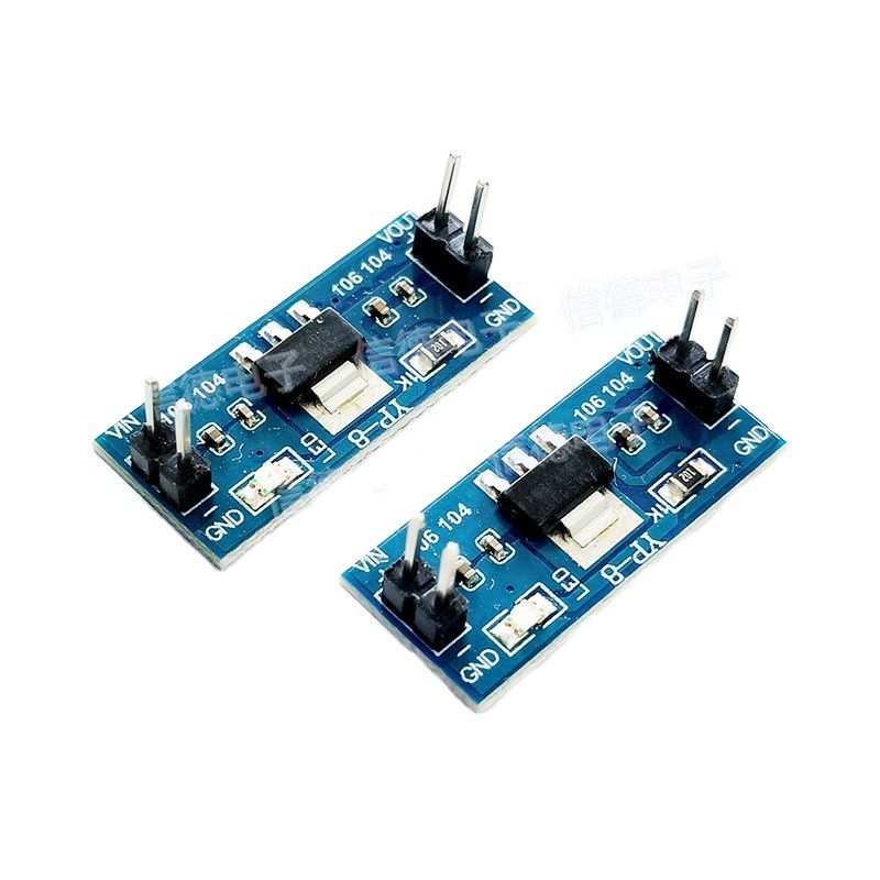 Ams1117 Module - AMS1117-3.3V/5V Güç Modülü Lehimli kuyu, pin