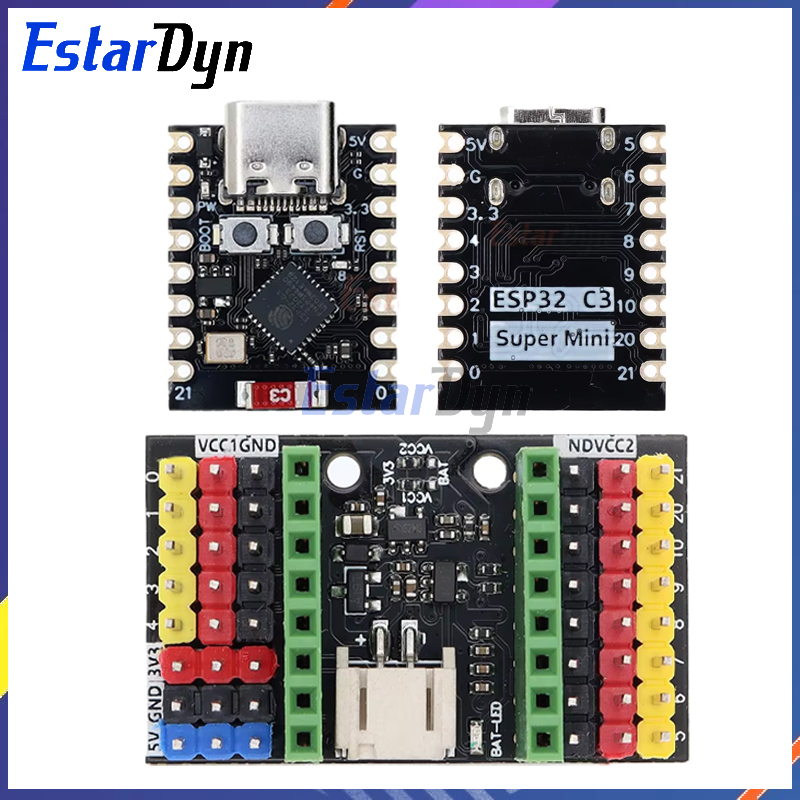 Breadboard 400 Point - Estardyn ESP32-C3 MINI geliştirme kurulu ESP32