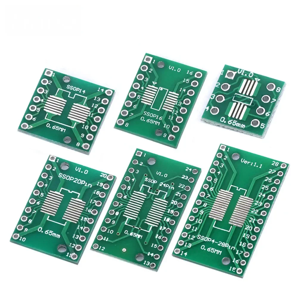 Pcb Prototyping Board - 10 adet SOP8 to TSSOP28 adaptör