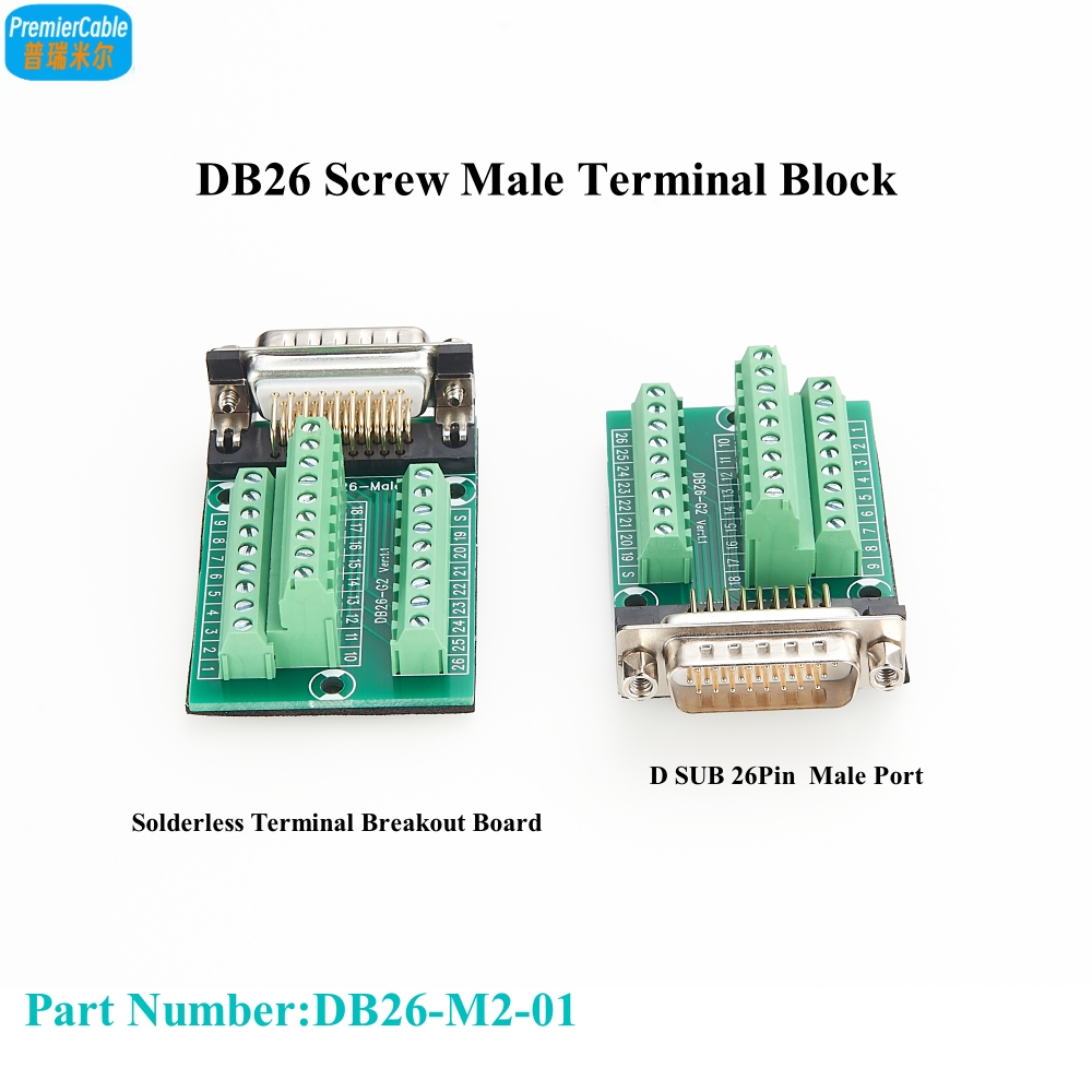 Screw Terminal Block - DB26 Erkek Terminal Bloğu İşleme D-SUB