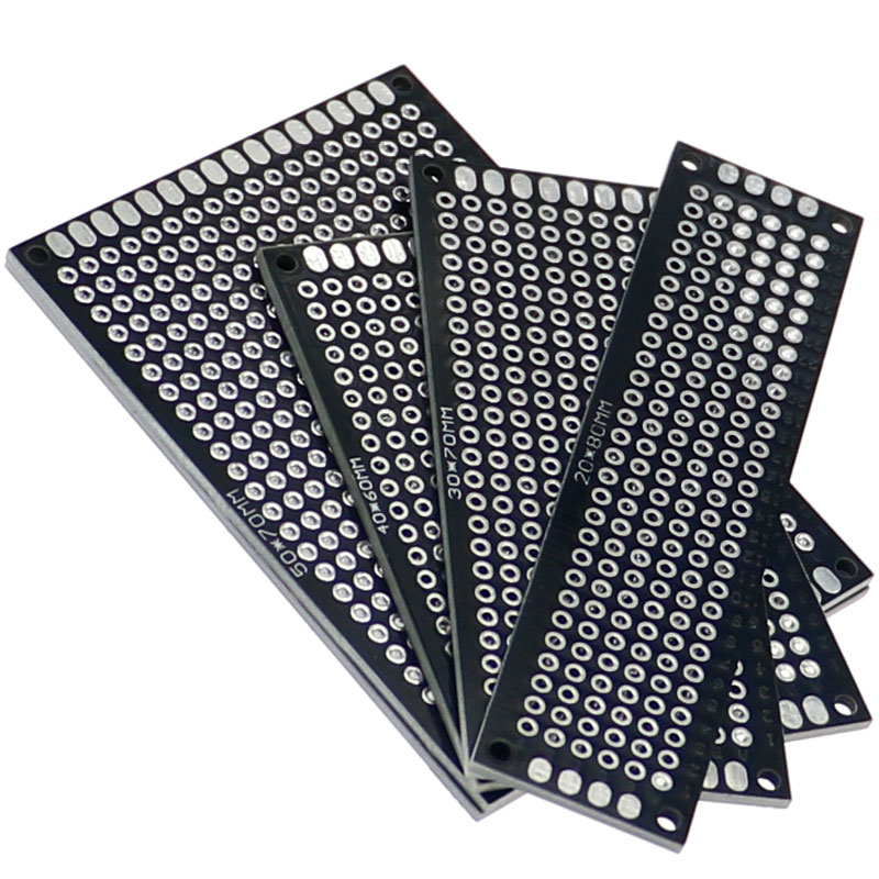Perfboard - 20 adet/grup PCB prototip kurulu devre
