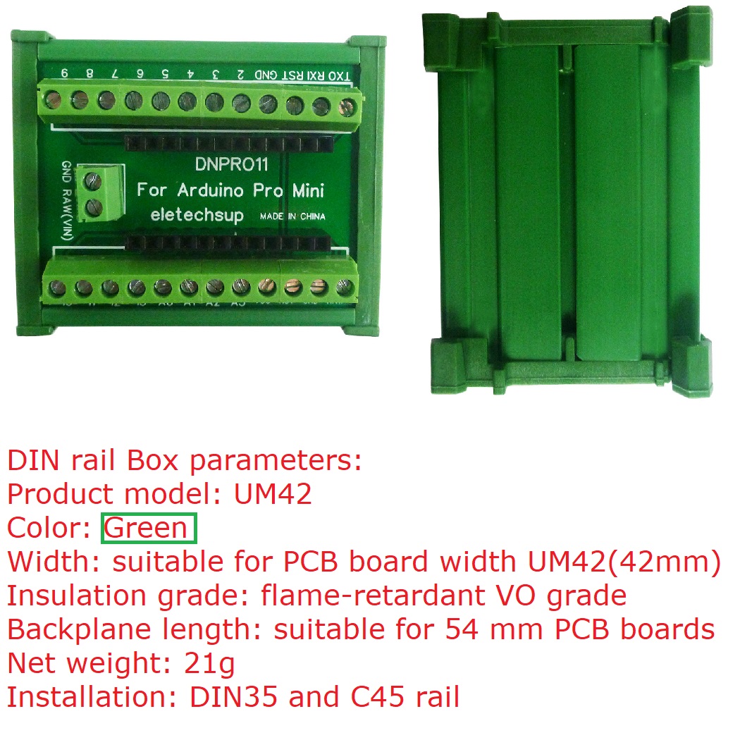 Screw Terminal Block - Arduino pro Mini Board PLC Endüstriyel