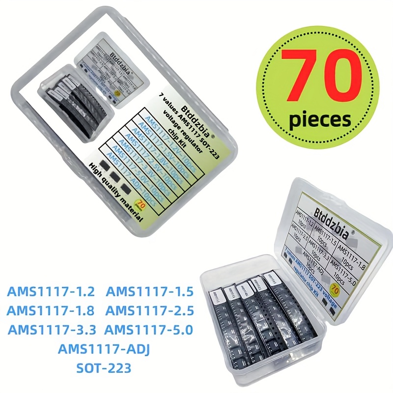 70 adet kit Voltaj Regülatörü  - Ams1117 Module incelemesi ve fiyatı