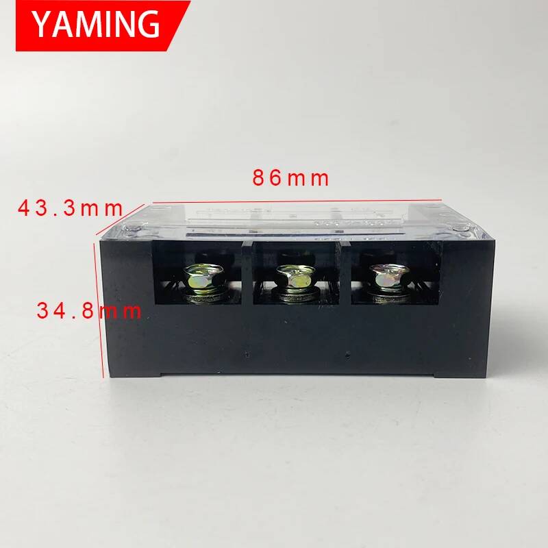 2 adet TBC-1003 100A 3P 600V 6 - Screw Terminal Block incelemesi ve fiyatı