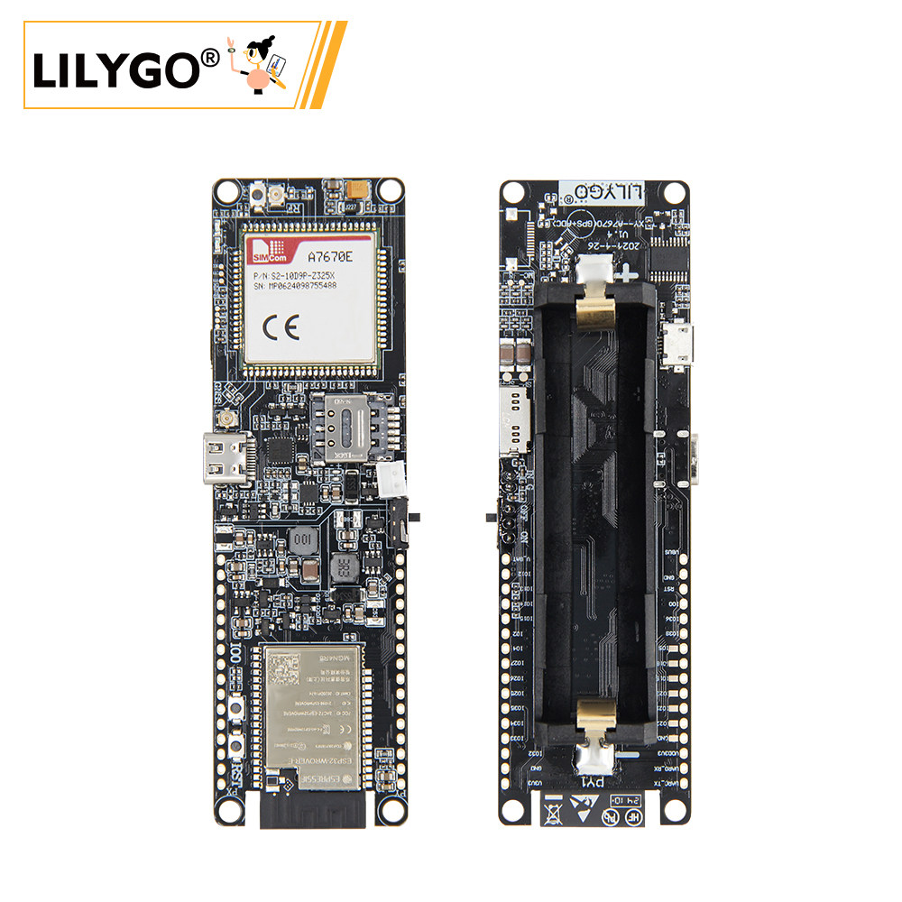 LILYGO T-A7670E ESP32 Modülü,  - Esp32 Battery Holder Lipo incelemesi ve fiyatı