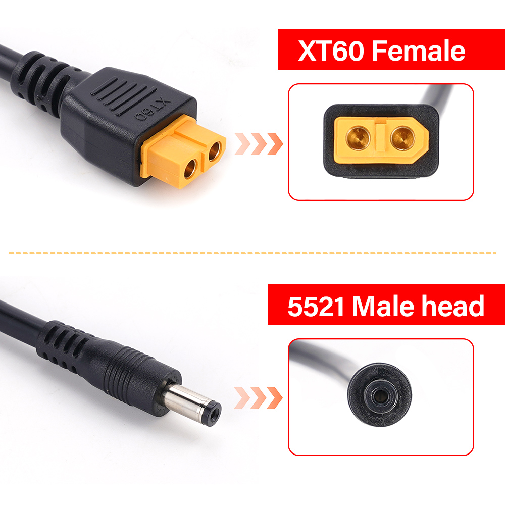 XT60 dişi konnektör DC5521 Erk - Ipex Connector incelemesi ve fiyatı