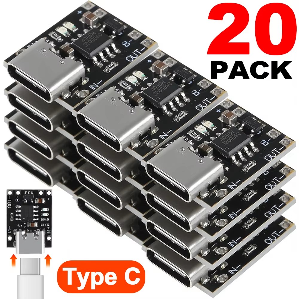 1-20 adet TP4056 3.7V lityum p - Usb C Cable incelemesi ve fiyatı
