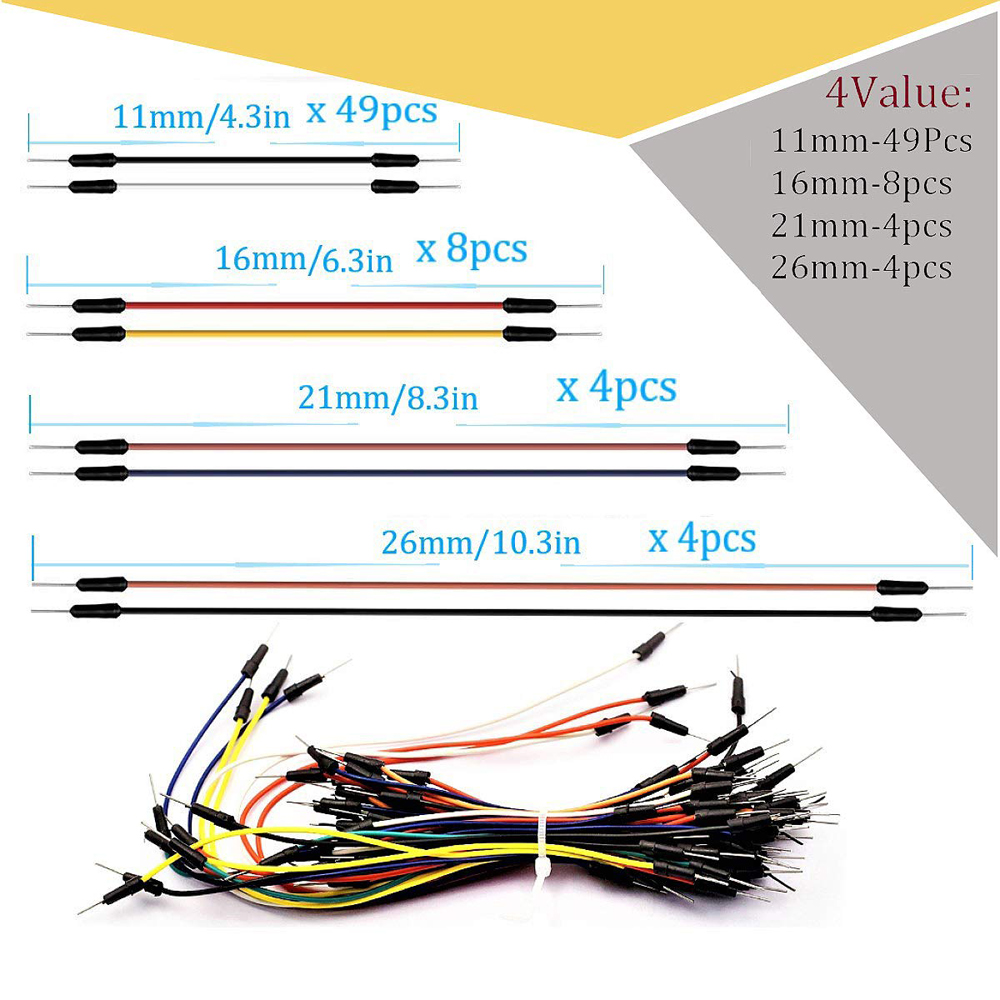 400 Noktalı Ekmek Tahtası + 65 - Breadboard 400 Point incelemesi ve fiyatı